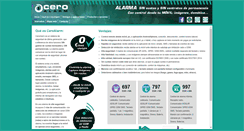 Desktop Screenshot of ceroalarm.com